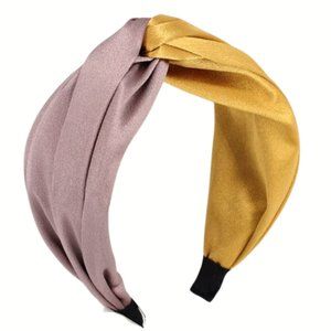 FREE with purchase! Satin Top Knot 2toned Headband